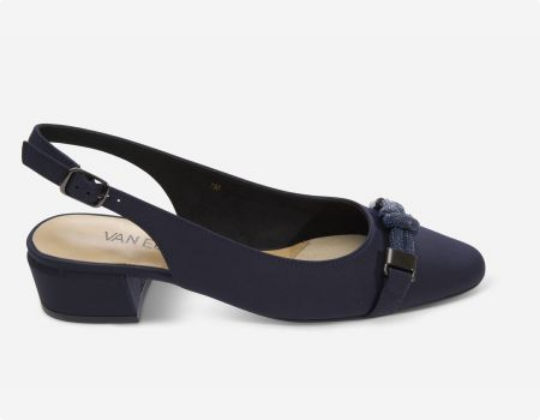 Marmi Shoes Women's Vaneli Aldora - Navy Owi Fabric