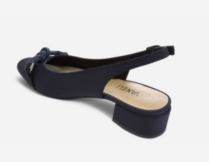 Marmi Shoes Women's Vaneli Aldora - Navy Owi Fabric