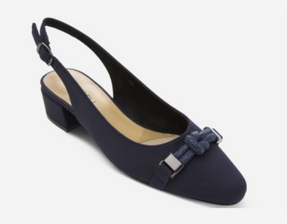 Marmi Shoes Women's Vaneli Aldora - Navy Owi Fabric