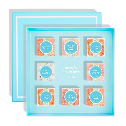 Sugarfina Champagne & Rosé Gummies Candy Bento Box - 8 Piece