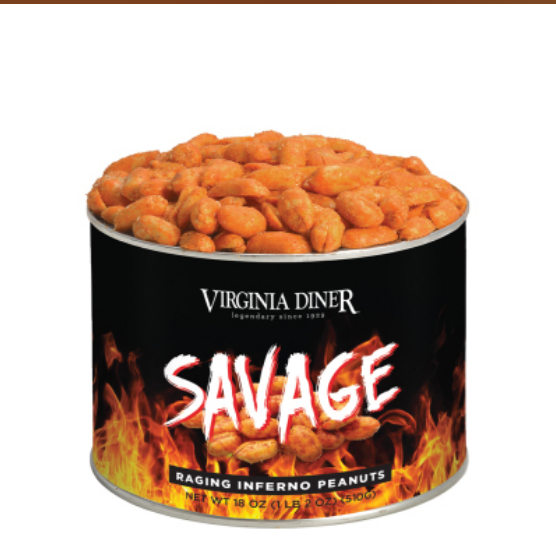 Virginia Diner Savage Raging Inferno Peanuts