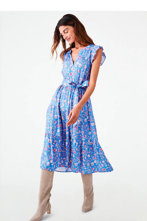 Roller Rabbit Women's Delft Floral Paulina Dress