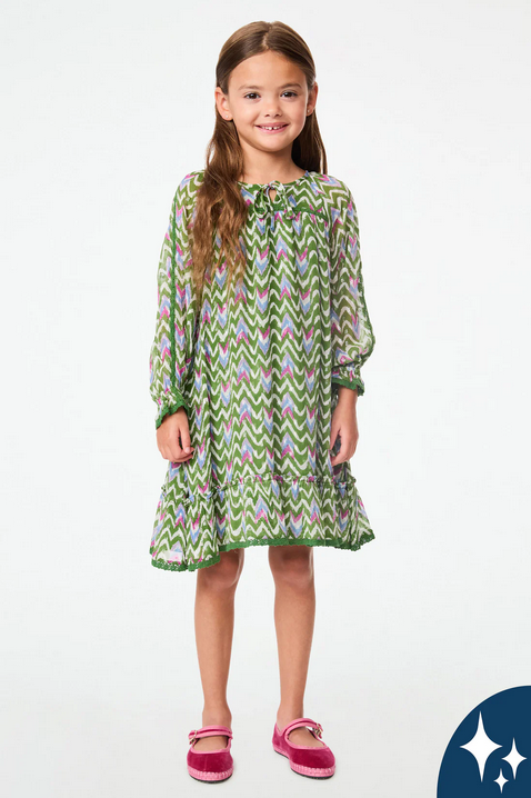 Roller Rabbit Kids Olivia Ikat Iria Dress