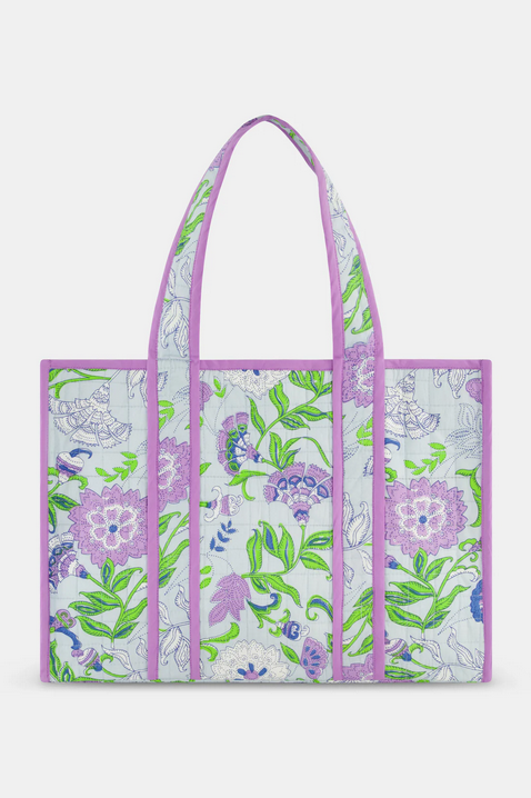 Roller Rabbit Botanica Quilted Tote