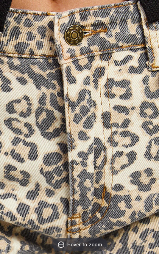 Showpo Lioness - Horseshoe Jean in Leopard Fade