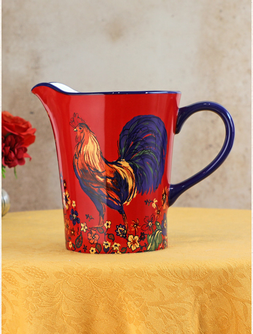 April Cornell Morning Rooster Pitcher