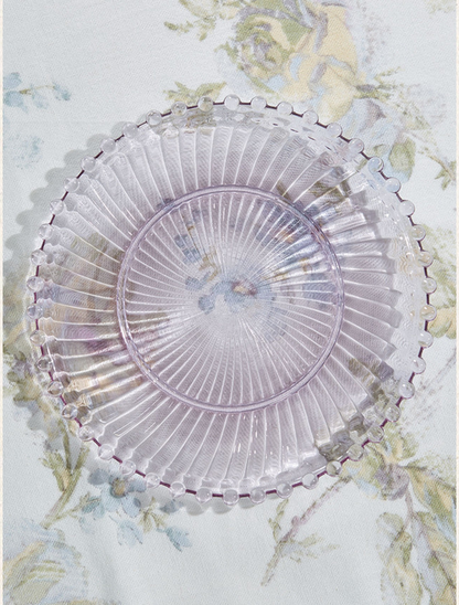 April Cornell Aurora Glass Plates Set of 4 - Amethyst