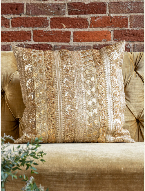 April Cornell Bel Canto Cushion Cover - Gold