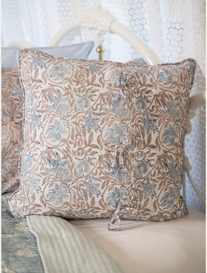 April Cornell Cordelia Block Print Cushion Cover (x2)