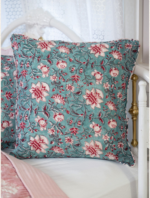 April Cornell Breeze Block Print Cushion Cover (x2)