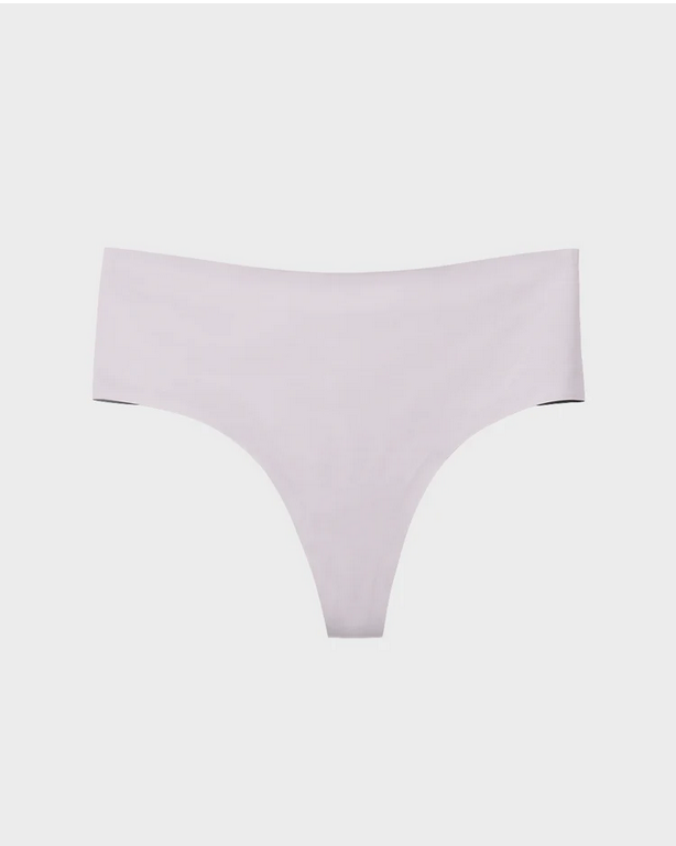 EBY High Waisted Thong - Lavender Fog (x2)