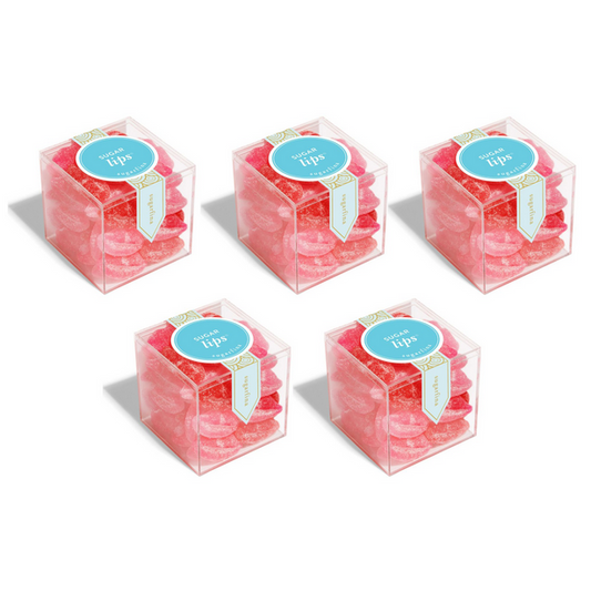 Sugarfina Sugar Lips Large Candy Cube Pack of 5