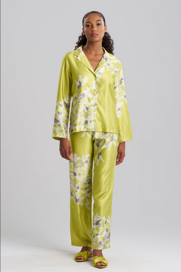 NATORI Sumi-E Notch PJ - Chartreuse