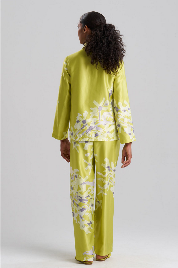 NATORI Sumi-E Notch PJ - Chartreuse