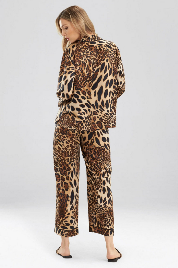NATORI Luxe Leopard PJ - Chestnut