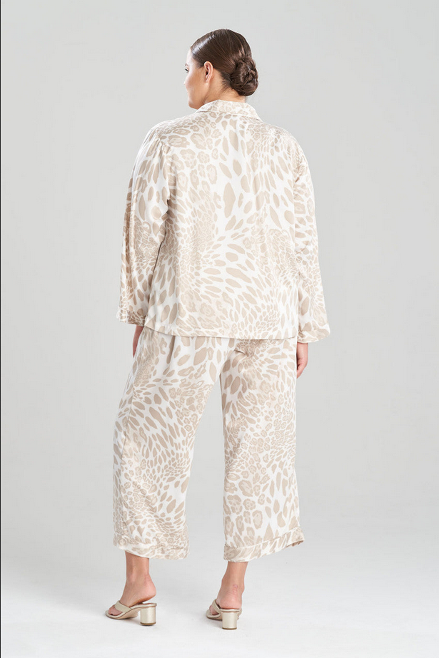NATORI Luxe Leopard PJ - Sand Taupe