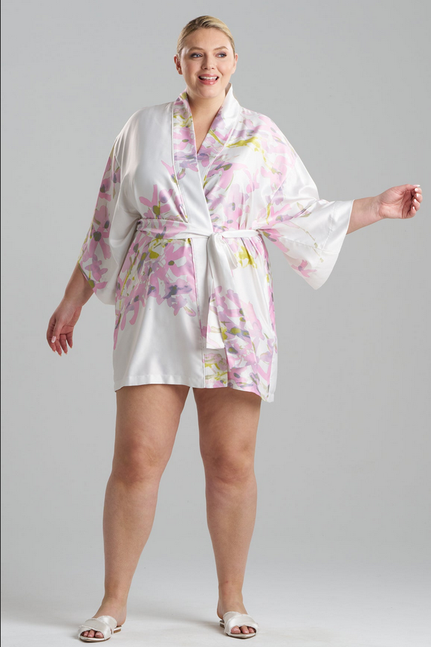 NATORI Sumi-E Wrap - rosebud