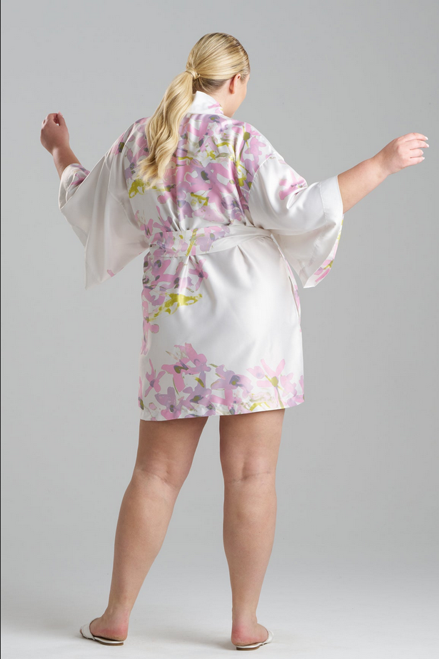 NATORI Sumi-E Wrap - rosebud