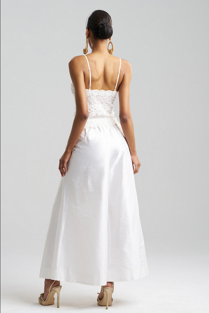 NATORI Rose Parfait Allover Lace Cami - warm white