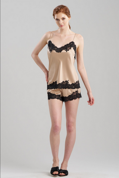 NATORI Peony Glamour Cami Shorts PJ - Café