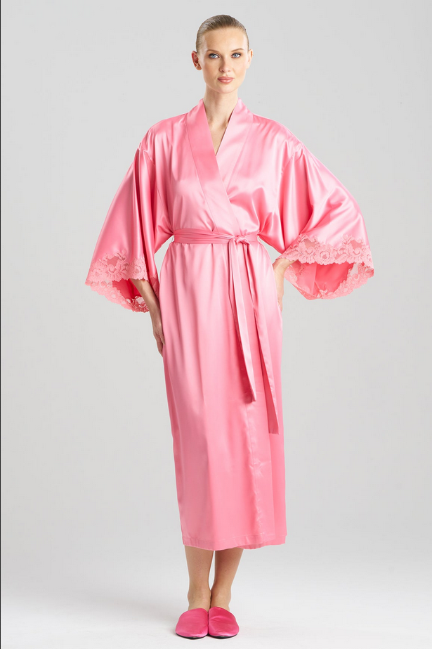 NATORI Peony Glamour Robe - Flamingo