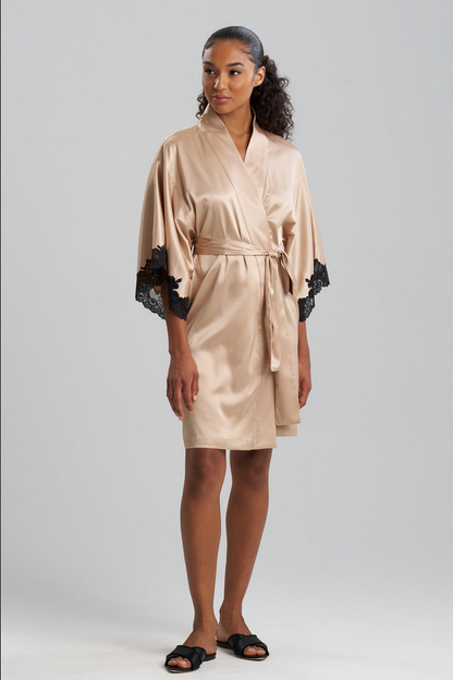 NATORI Peony Glamour Wrap - Café