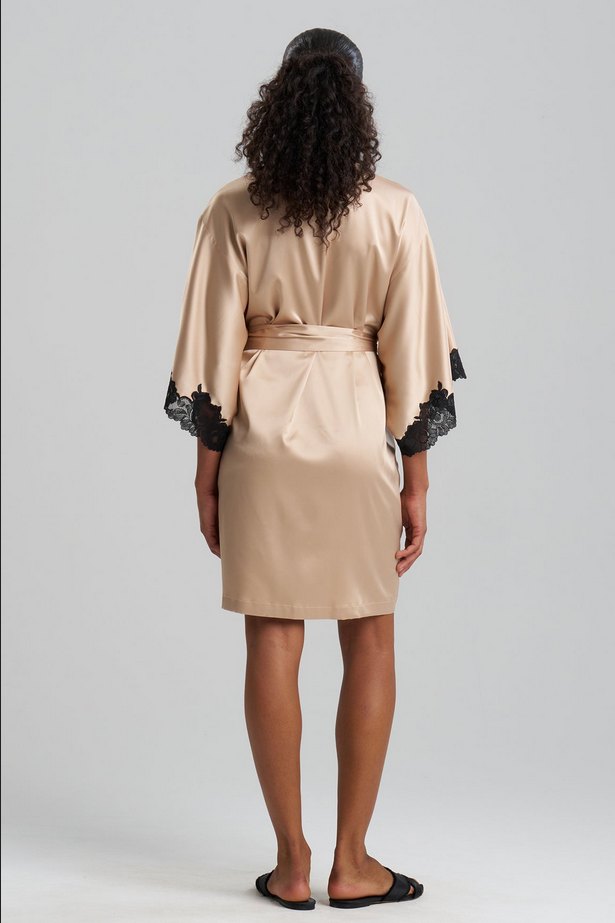 NATORI Peony Glamour Wrap - Café