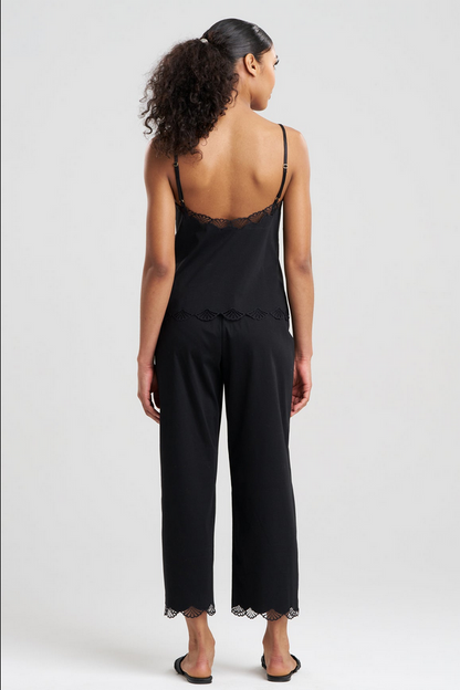 NATORI Bliss Serenity Cotton Cami PJ - Black