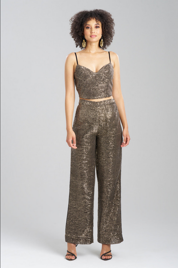 NATORI Couture All Over Sequins Bustier