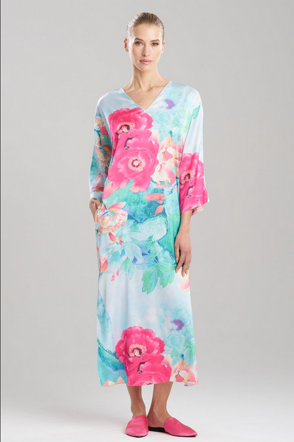 NATORI Floral Garden Caftan