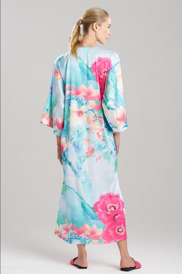 NATORI Floral Garden Caftan