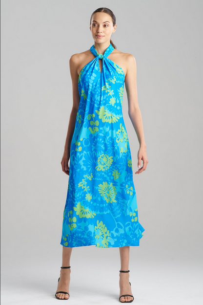 NATORI Bloom Halterneck Dress