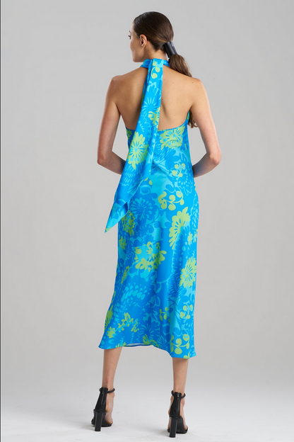 NATORI Bloom Halterneck Dress