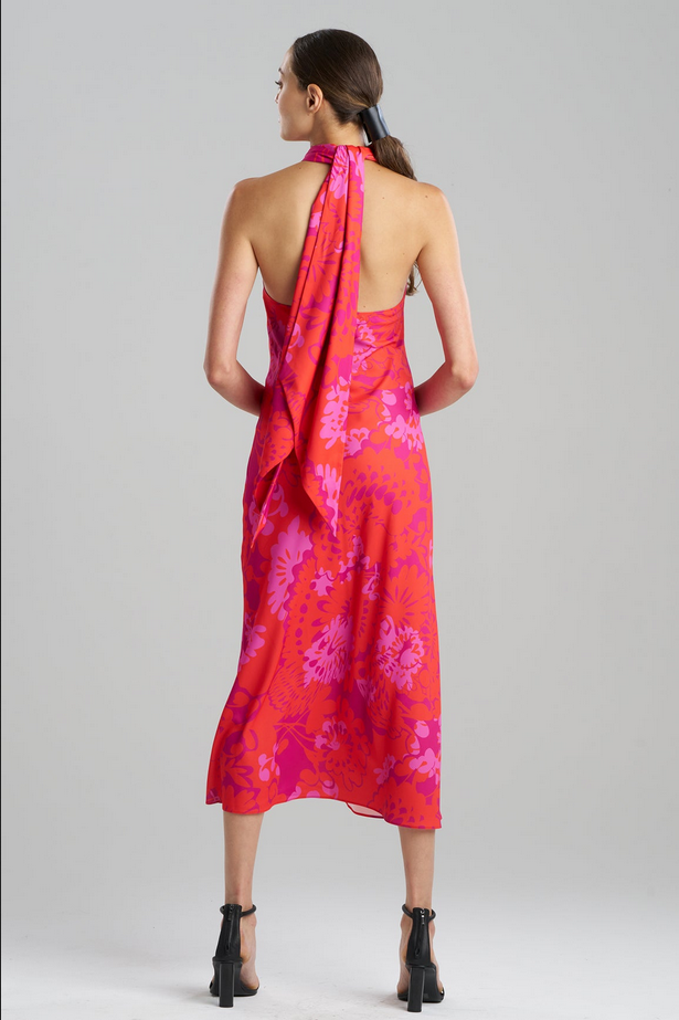 NATORI Bloom Halterneck Dress