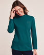 BLAIR Women's Tops Essential Knit Long Sleeve Mock Top 3 (Petite Short) - x5