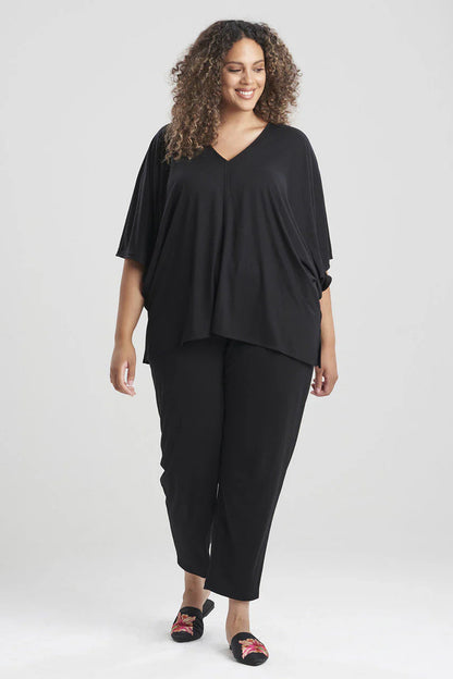 Natori Shangri-La Caftan PJ - Black