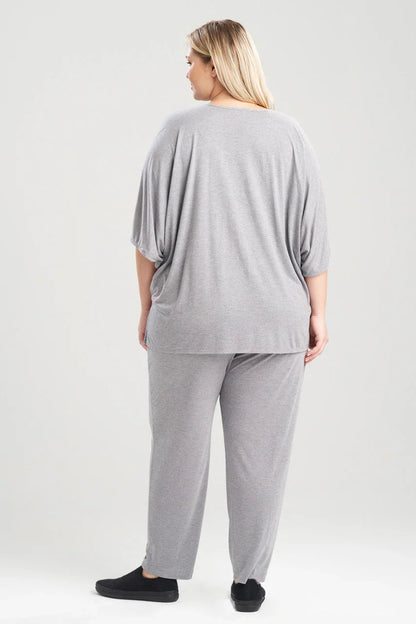 Natori Shangri-La Caftan PJ - Heather Grey