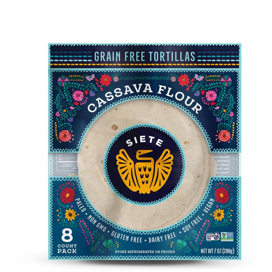 Siete Foods Cassava Flour Tortillas - 6 Packs