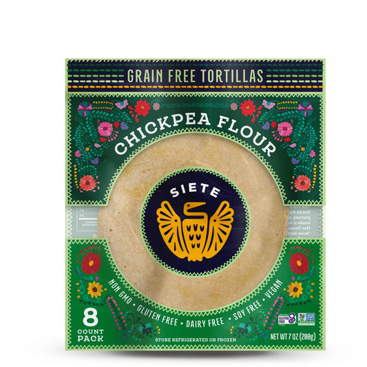 Siete Foods Chickpea Flour Tortillas - 6 Packs