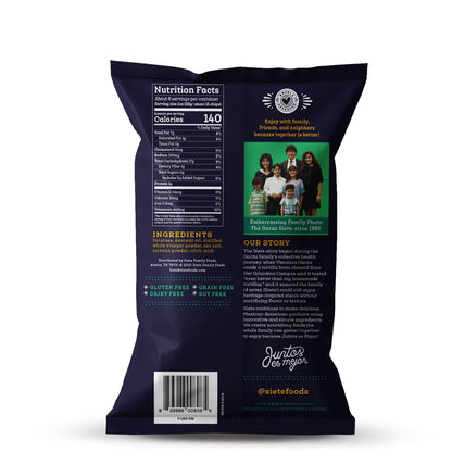 Siete Foods Sea Salt & Vinegar Kettle Cooked Potato Chips with a Hint of Serrano - 6 bags