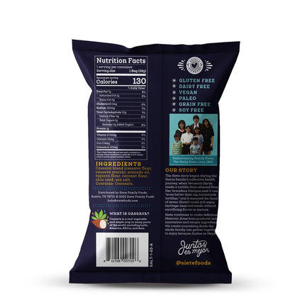 Siete Foods Sea Salt Grain Free Tortilla Chips 1 oz - 24 bags