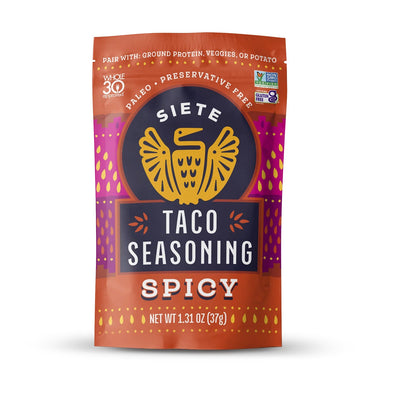 Siete Foods Spicy Taco Seasoning - 6 pack