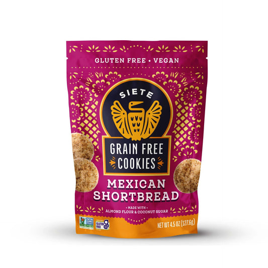 Siete Foods Mexican Shortbread Cookies - 6 bags