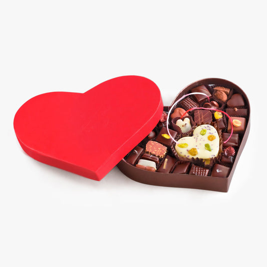 L.A. Burdick Chocolates Signature Heart Assortment