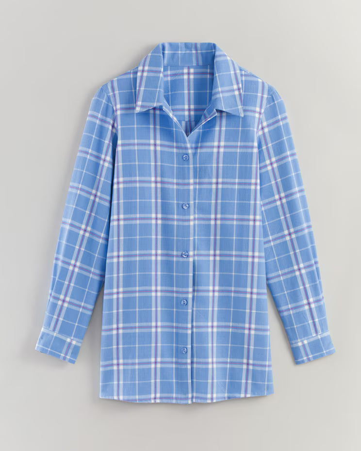 BLAIR Women's Tops Super-Soft Flannel Shirt 2 (Petite) - x6