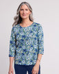 BLAIR Women's Tops Essential Knit Three-Quarter Sleeve Tee 1 (Women Plus) - x5