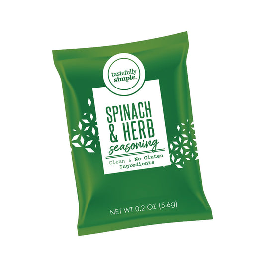 Tastefully Simple Spinach and Herb Seasoning Single Serve