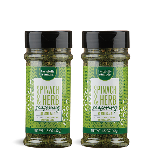 Tastefully Simple Spinach & Herb Seasoning Value Pack