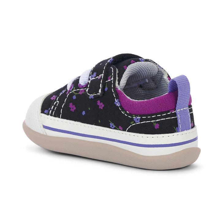 See Kai Run Girl's Stevie II (First Walker) Black Floral