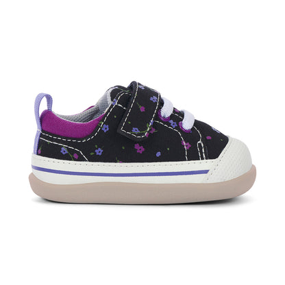 See Kai Run Girl's Stevie II (First Walker) Black Floral